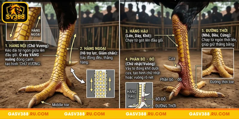 Cách nhận diện vảy gà khai vương chi tiết