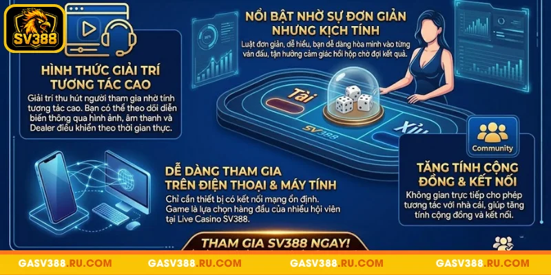 Hiểu rõ về game Live Tài Xỉu SV388