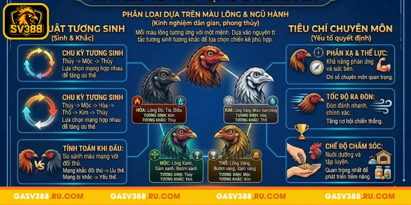 Hiểu rõ về màu mạng gà đá